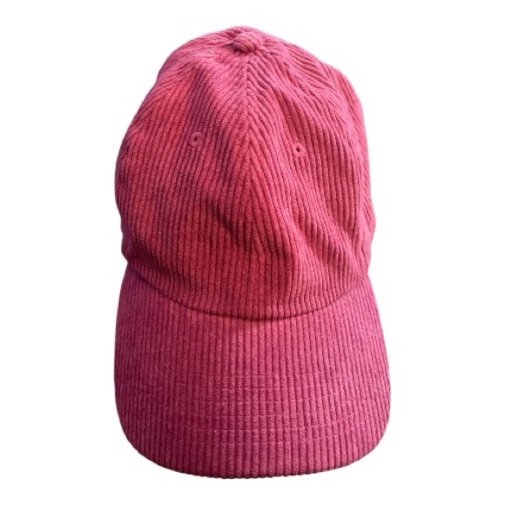 Anthropologie Rose Pink Corduroy Baseball Cap One Size